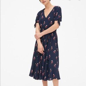 Gap Navy Floral CottageCore Dress M